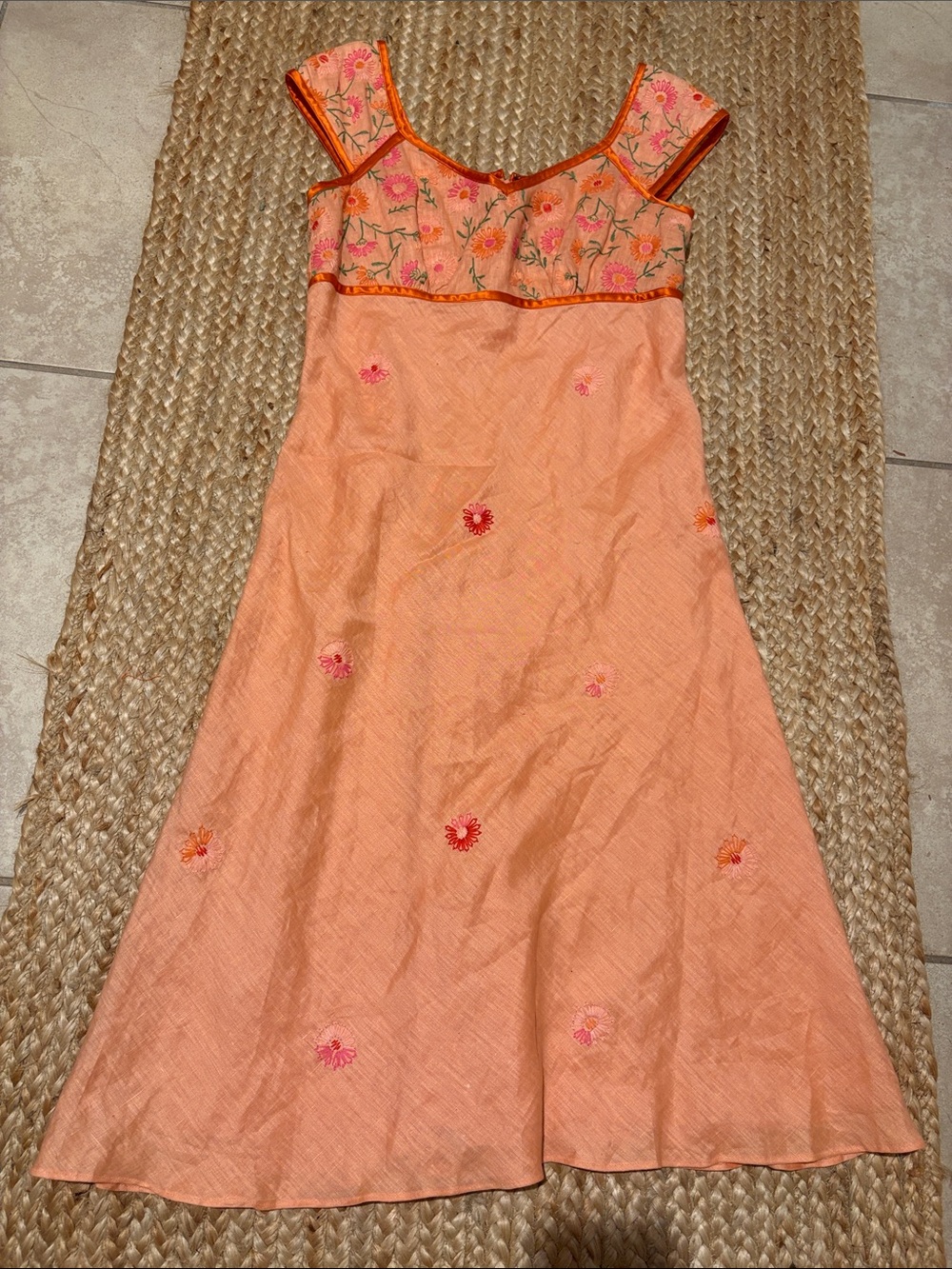 Spenser Jeremy Linen Midi Dress